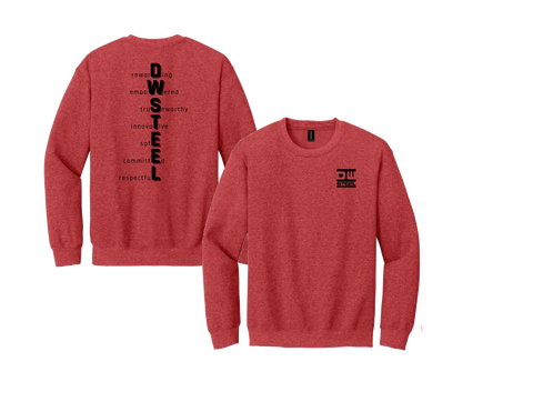 DW7 Sweatshirt Crew Red Alert