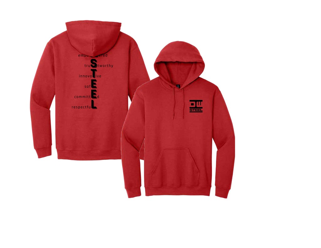 DW7 Sweatshirt Hoodie Red Alert