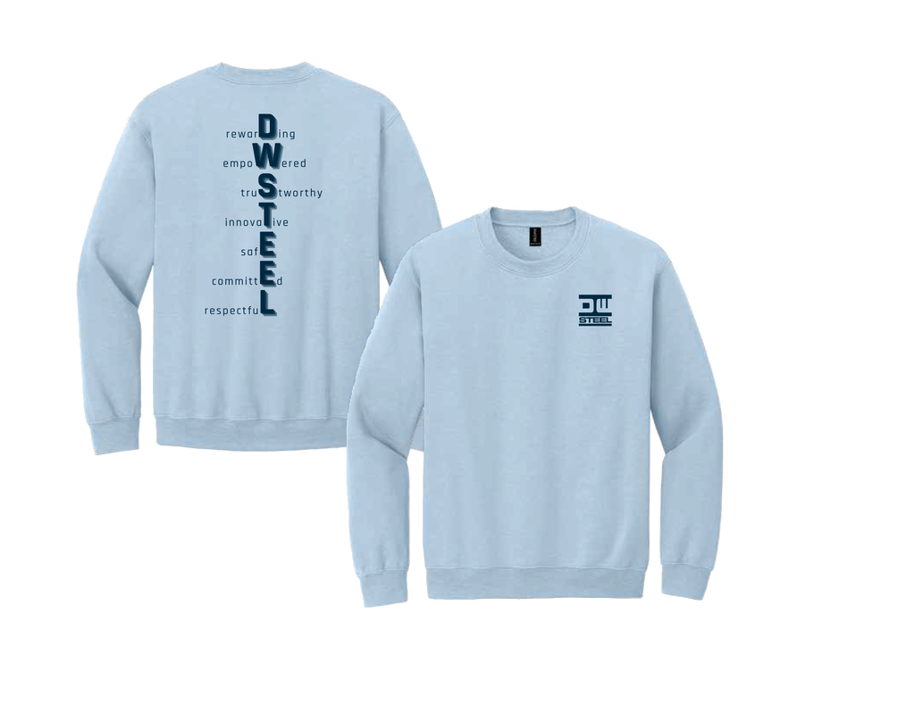 DW7 Sweatshirt Crew Ice Blue