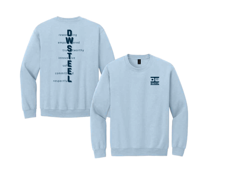 DW7 Sweatshirt Crew Ice Blue