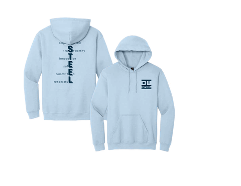 DW7 Sweatshirt Hoodie Ice Blue