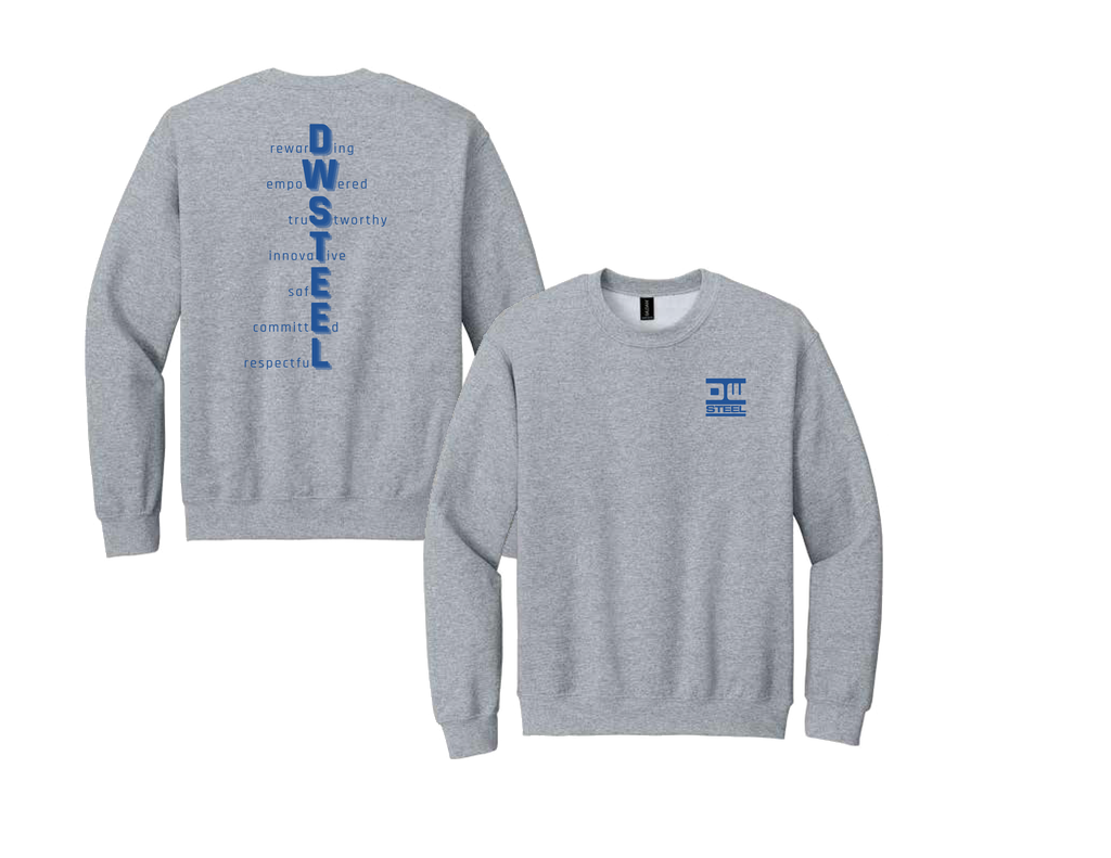 DW7 Sweatshirt Crew Blue Steel