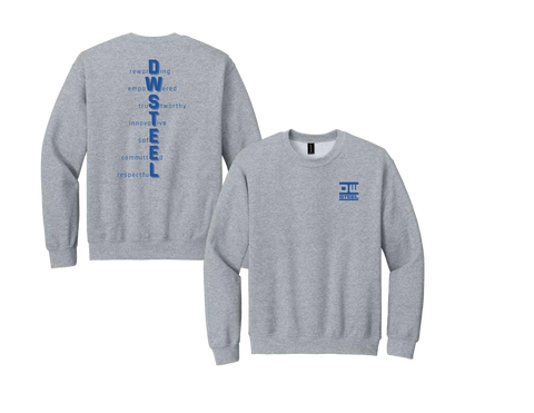 DW7 Sweatshirt Crew Blue Steel