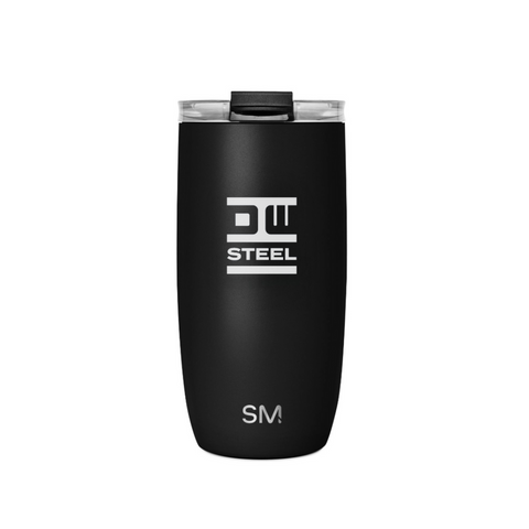 Voyager Tumbler with Clear Flip Lid and Straw 16 oz.