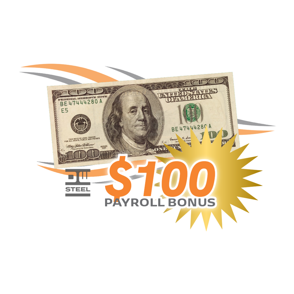 $100 Payroll Bonus