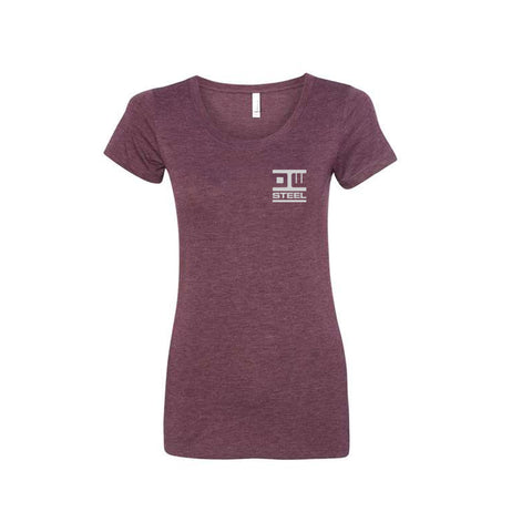 Ladies Scoop Neck Tri-Blend T-Shirt