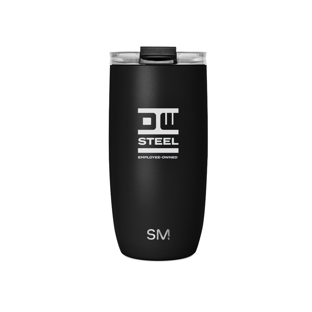 Voyager Tumbler with Clear Flip Lid and Straw 16 oz.