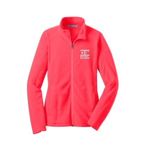 Ladies Microfleece Zip Up Sweatshirt