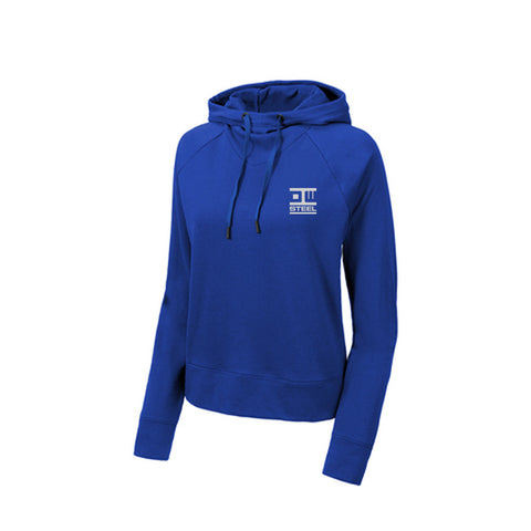 Ladies Lightweight French Terry Pullover Hoodie